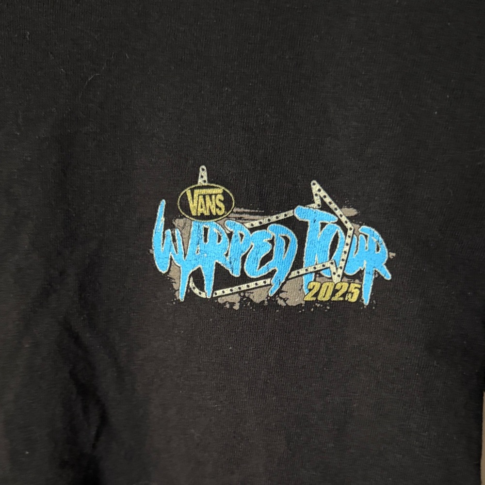 Vans Warped Tour Long Beach 2025 Black TShirt